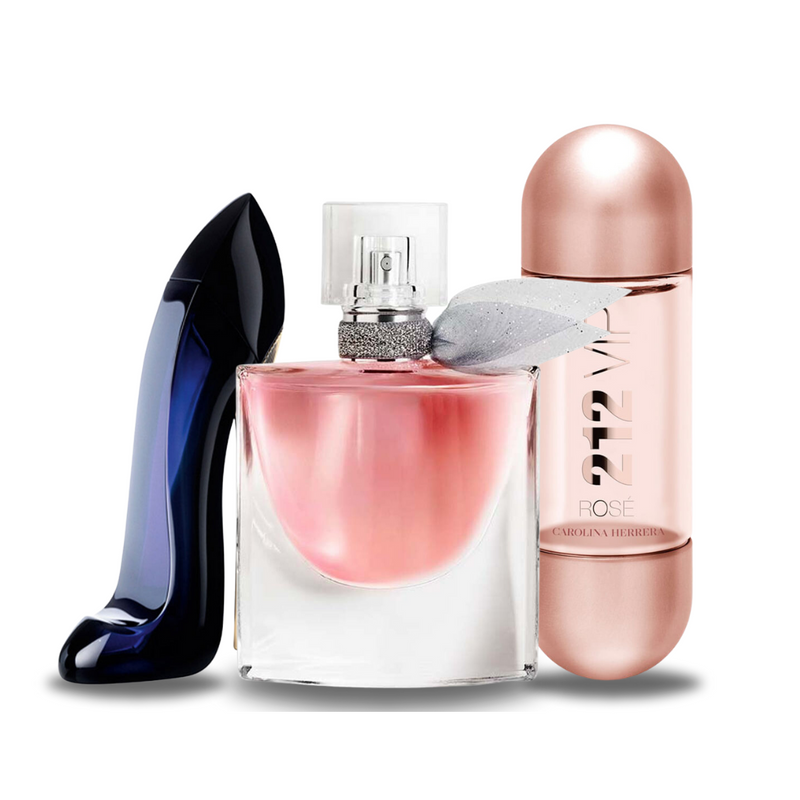 Sada 3 Parfémů | GOOD GIRL, Lancôme LA VIE EST BELLE, 212 VIP ROSÉ 100 ml